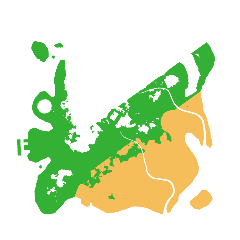 Biome Rust Map: Procedural Map, Size: 3000, Seed: 523061812