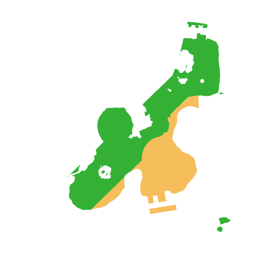 Biome Rust Map: Procedural Map, Size: 2000, Seed: 832027392