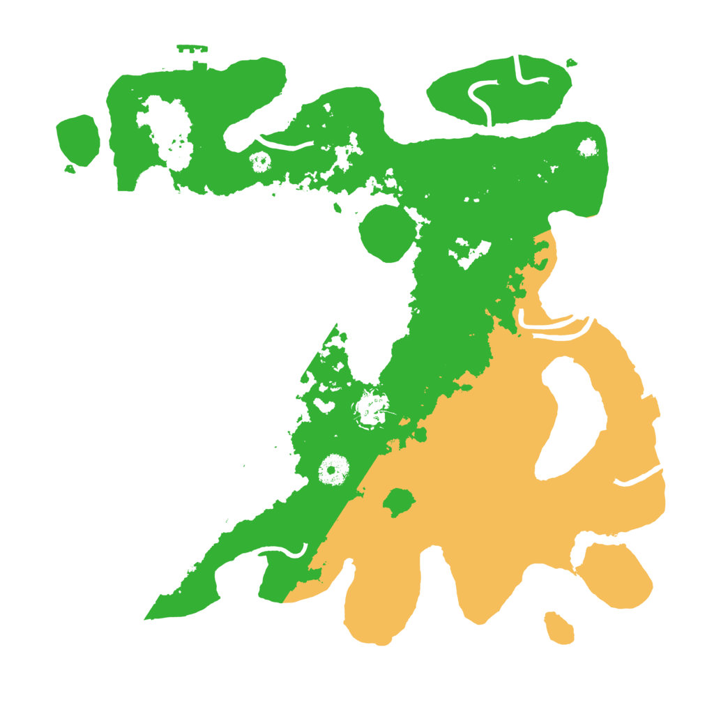 Biome Rust Map: Procedural Map, Size: 3500, Seed: 124937581