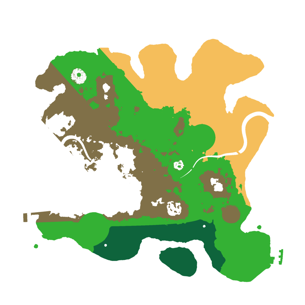 Biome Rust Map: Procedural Map, Size: 3000, Seed: 826339003