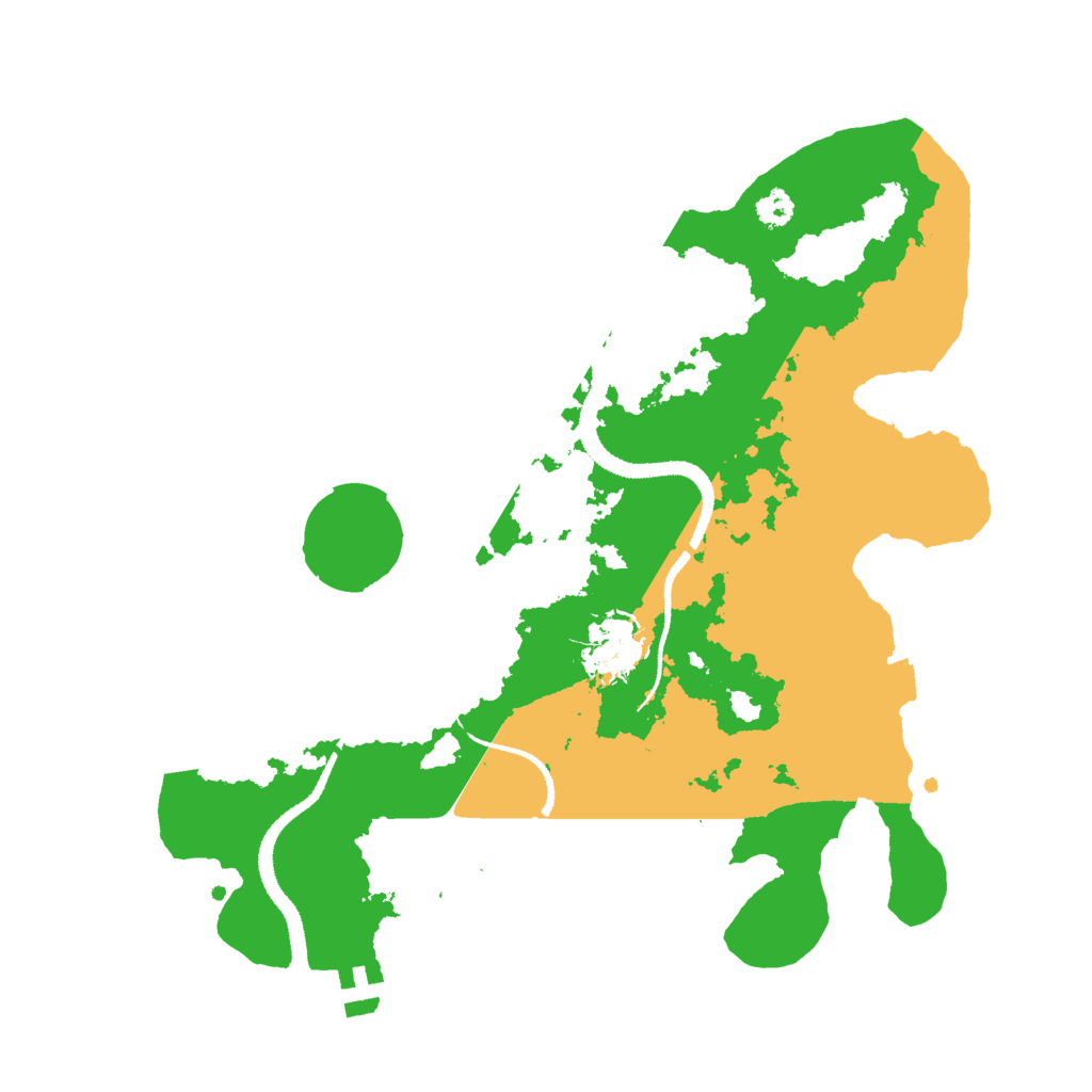 Biome Rust Map: Procedural Map, Size: 3000, Seed: 1504399049