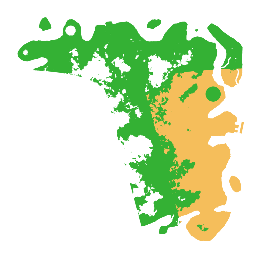 Biome Rust Map: Procedural Map, Size: 4500, Seed: 529552889