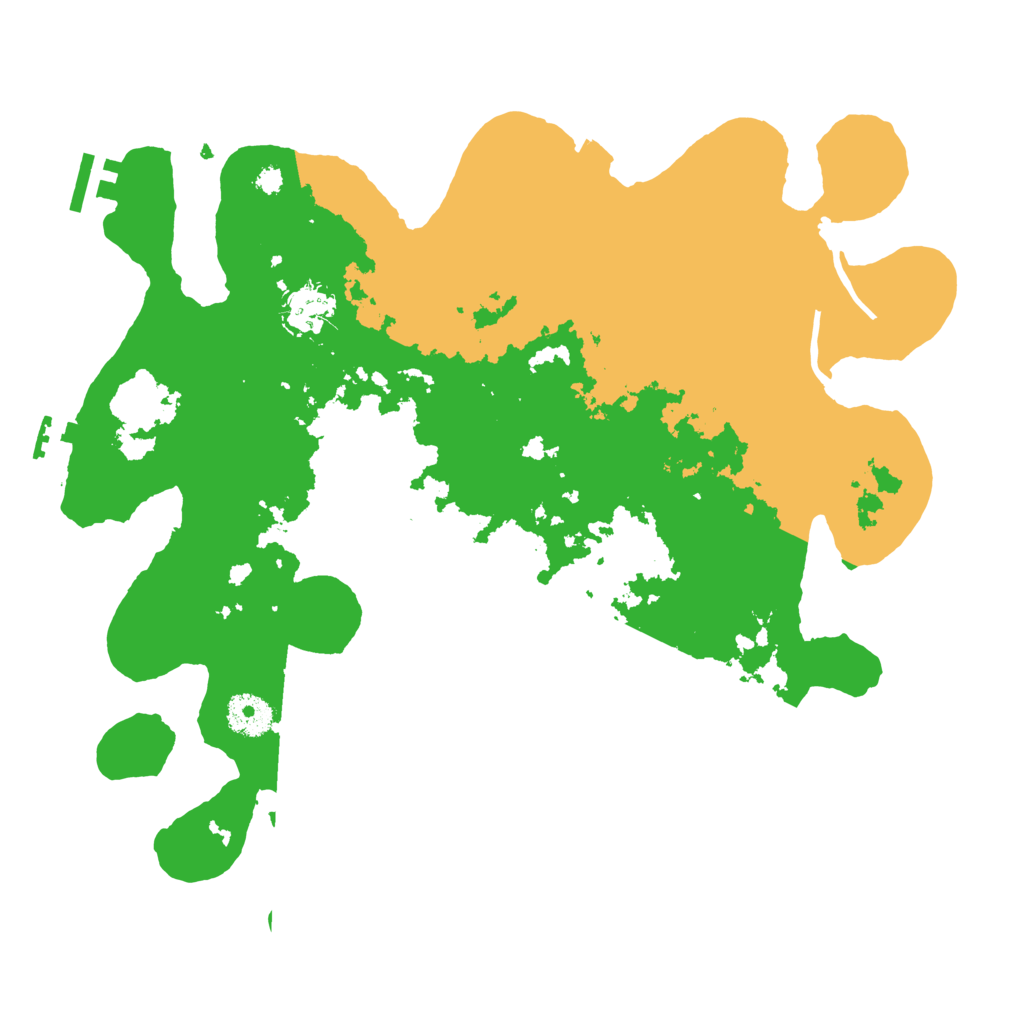 Biome Rust Map: Procedural Map, Size: 3500, Seed: 854889