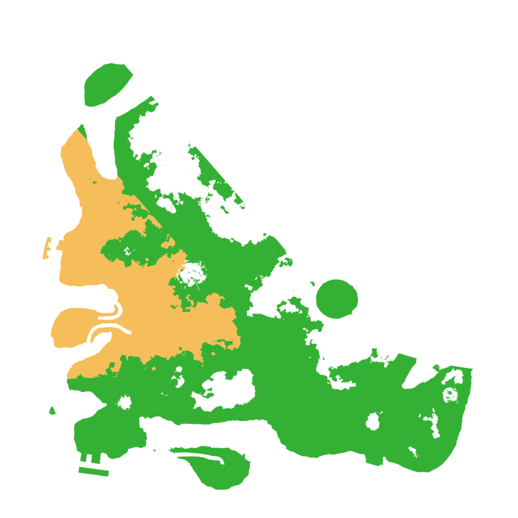 Biome Rust Map: Procedural Map, Size: 3500, Seed: 805286027