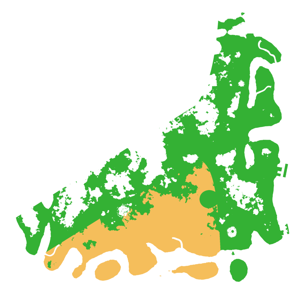 Biome Rust Map: Procedural Map, Size: 4500, Seed: 80124