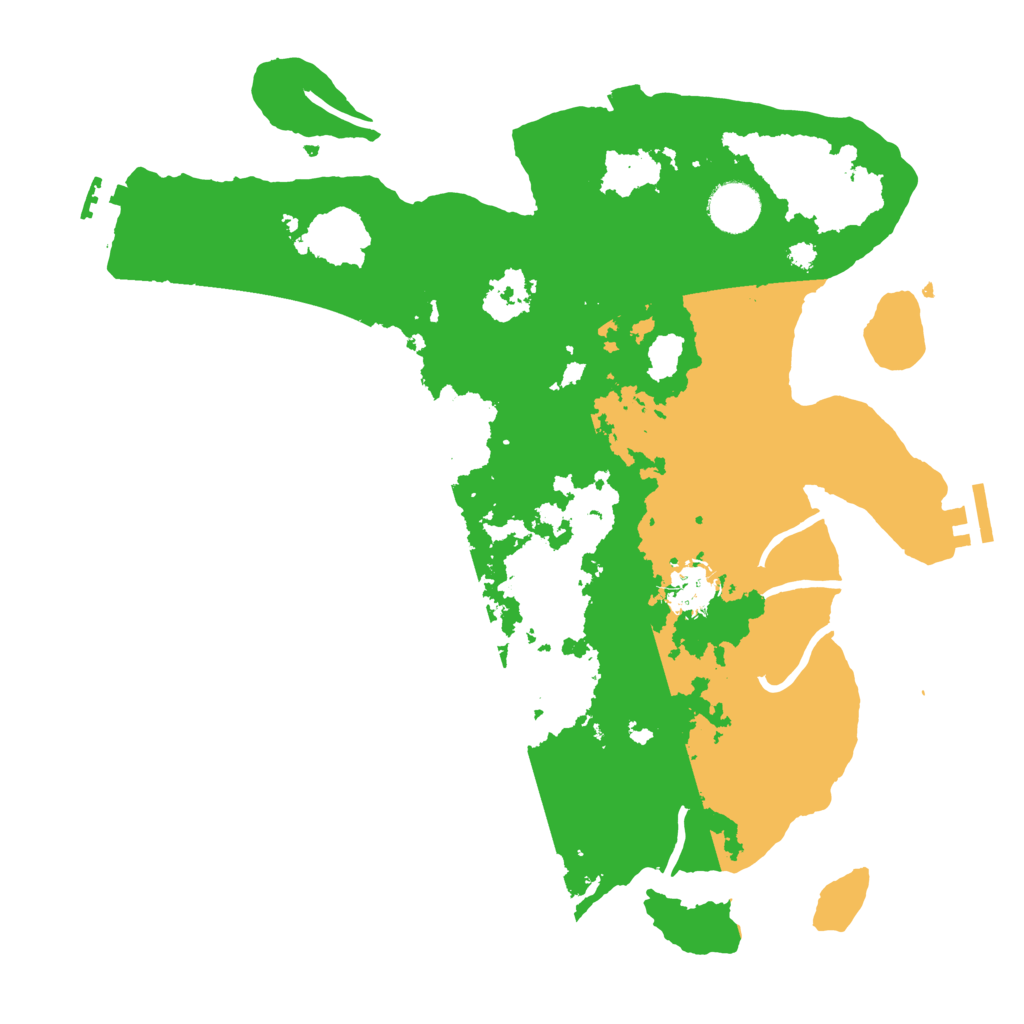 Biome Rust Map: Procedural Map, Size: 3500, Seed: 632663253