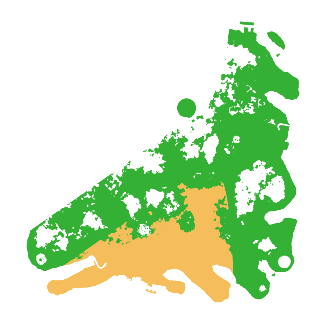 Biome Rust Map: Procedural Map, Size: 4500, Seed: 349298718