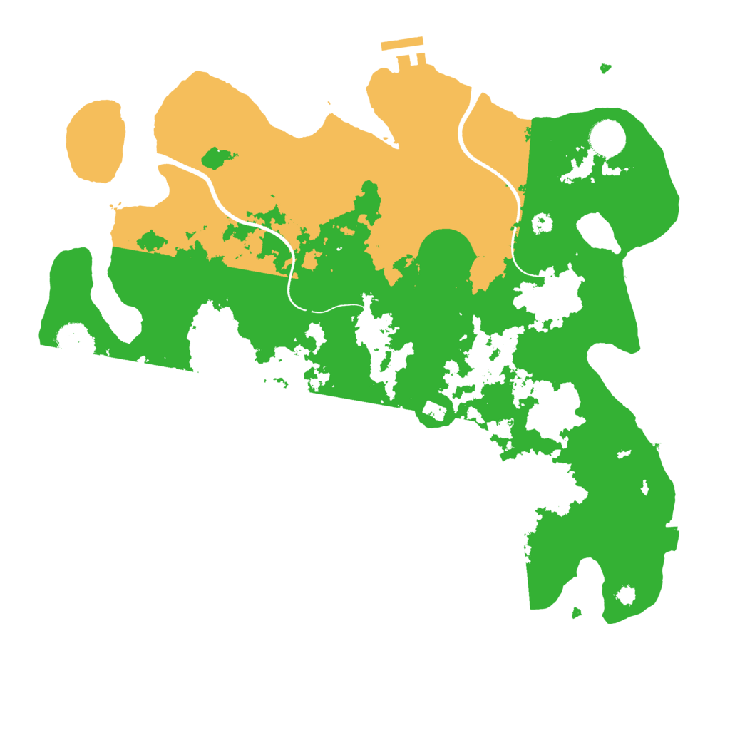 Biome Rust Map: Procedural Map, Size: 3500, Seed: 1096949190