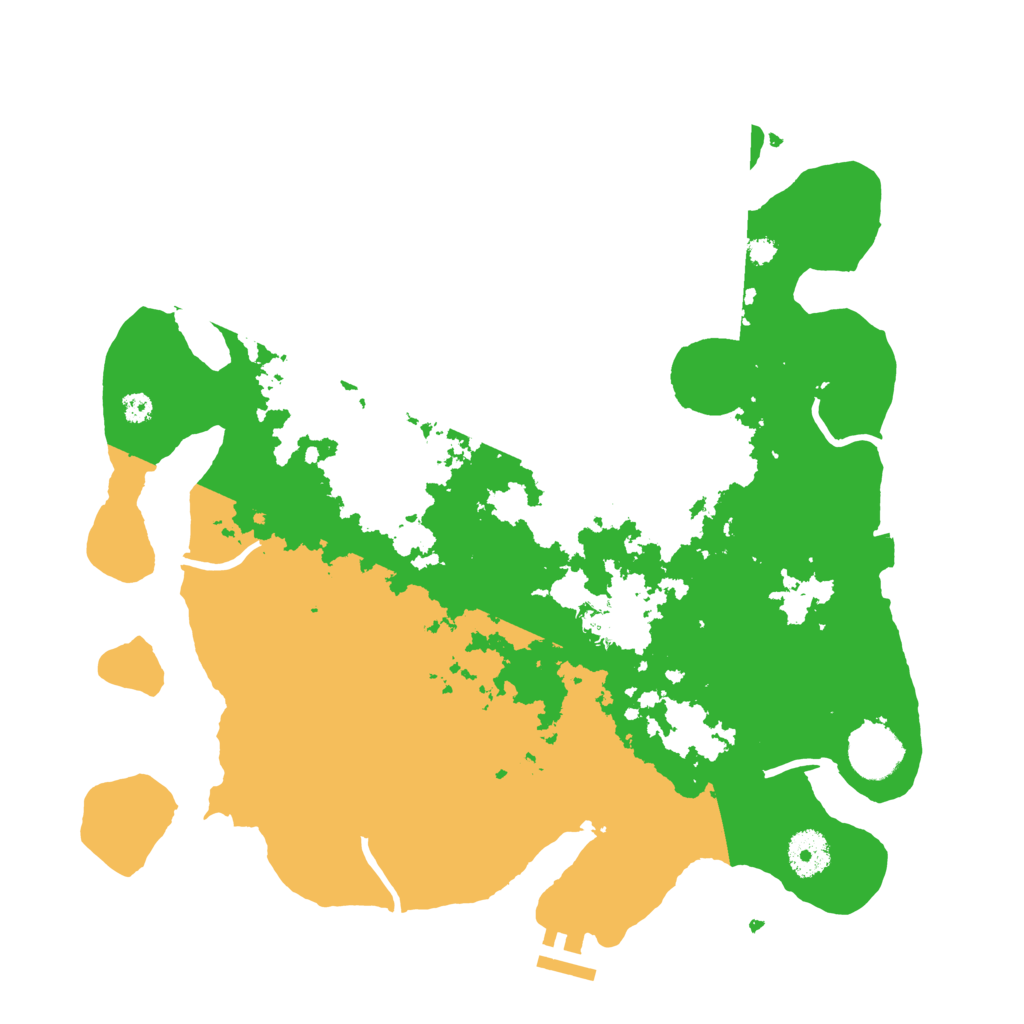 Biome Rust Map: Procedural Map, Size: 3500, Seed: 248554014
