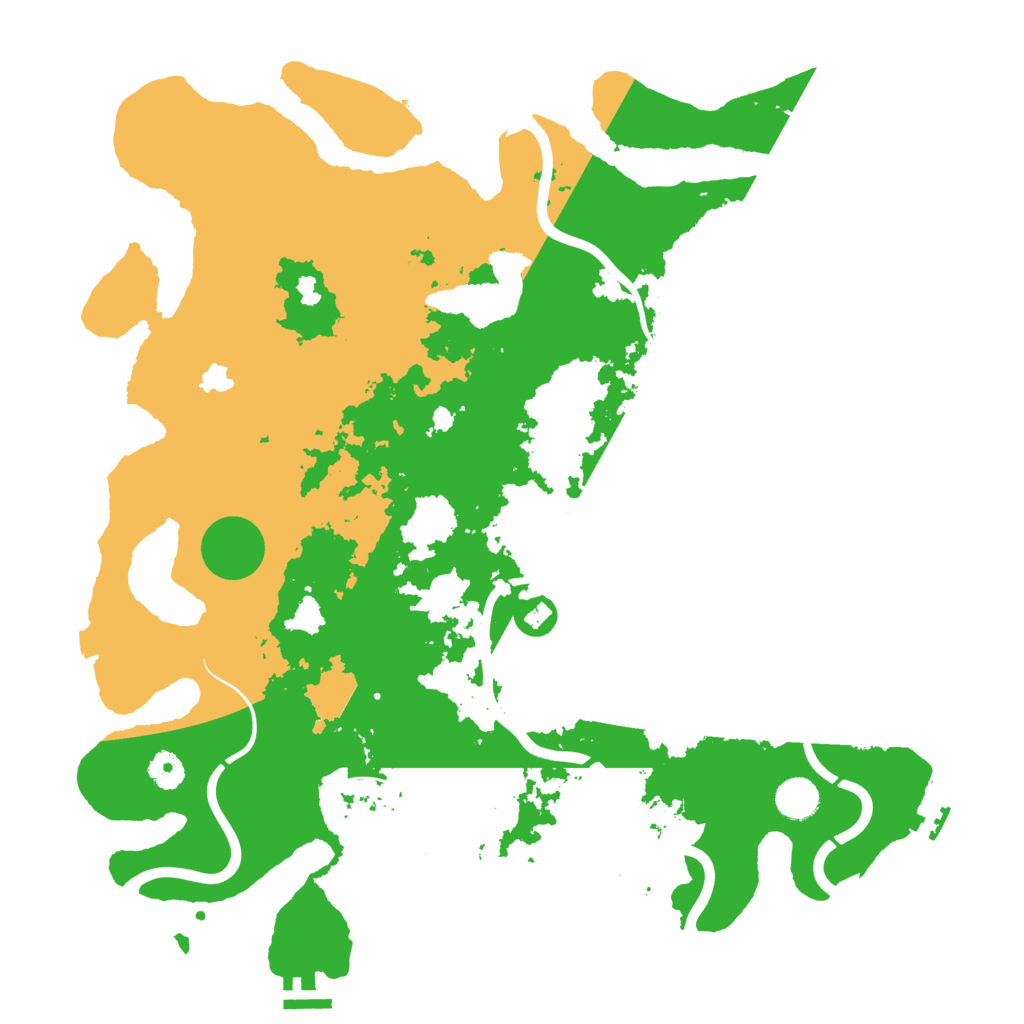 Biome Rust Map: Procedural Map, Size: 4250, Seed: 351300953