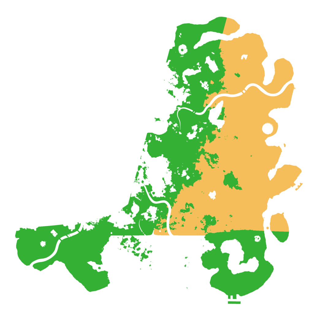 Biome Rust Map: Procedural Map, Size: 5000, Seed: 2144646594