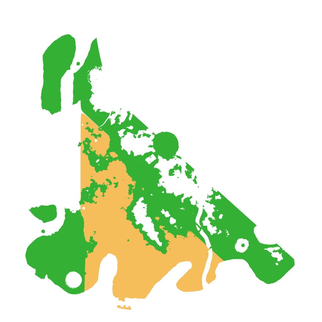 Biome Rust Map: Procedural Map, Size: 3500, Seed: 2023933422