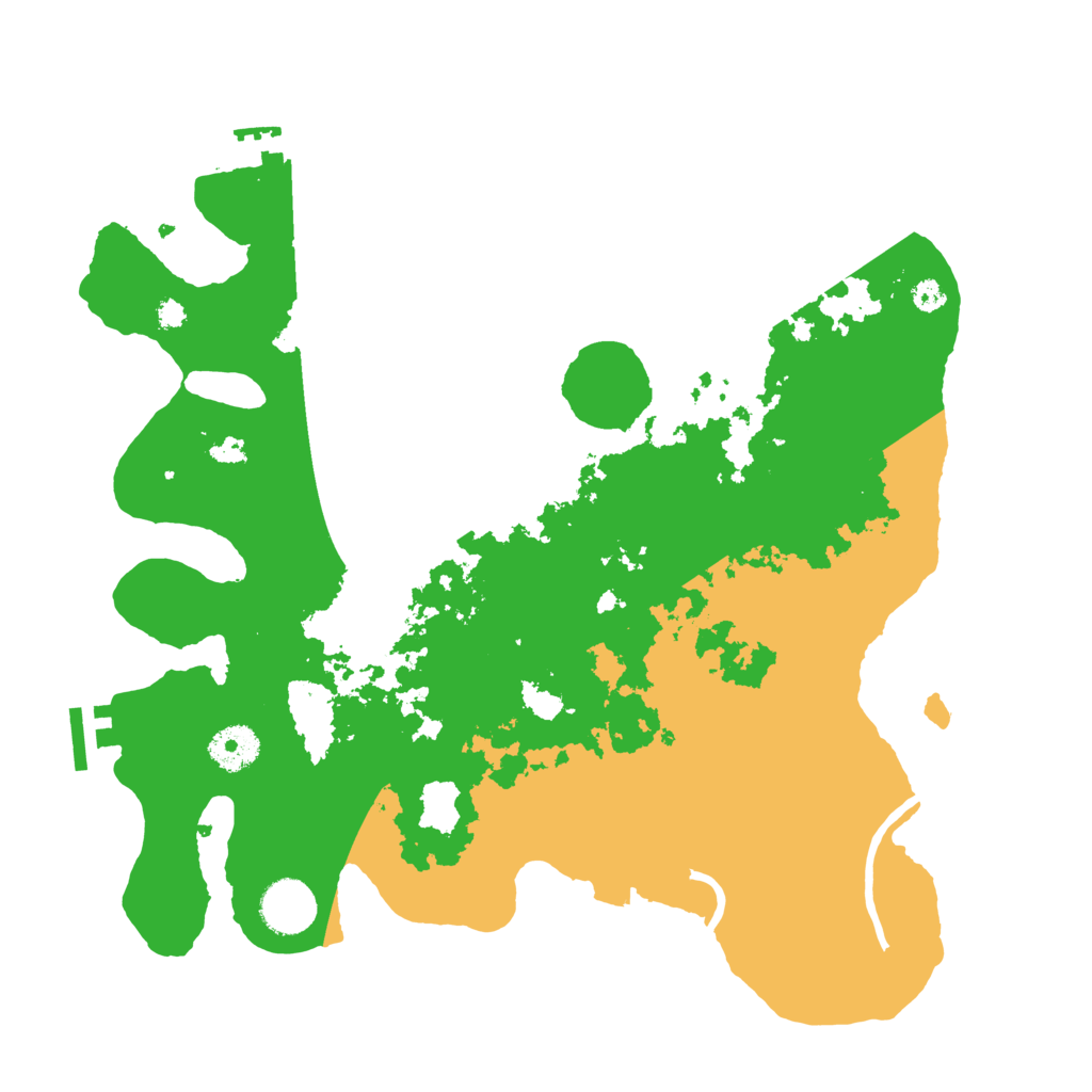 Biome Rust Map: Procedural Map, Size: 3500, Seed: 1261138397