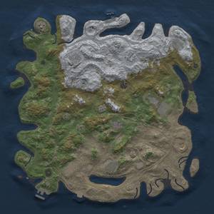 Thumbnail Rust Map: Procedural Map, Size: 4500, Seed: 145737823, 19 Monuments