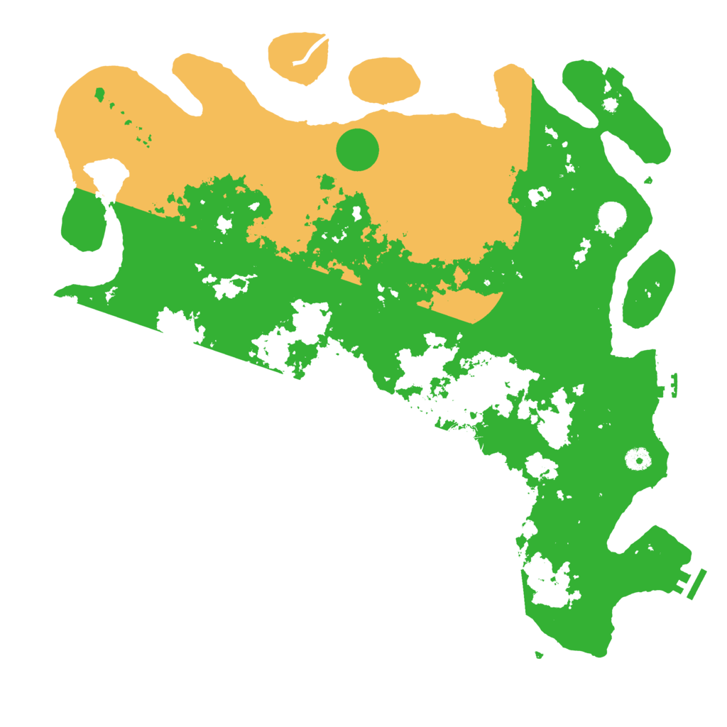 Biome Rust Map: Procedural Map, Size: 4500, Seed: 314382703