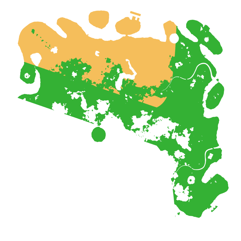 Biome Rust Map: Procedural Map, Size: 4500, Seed: 314382703