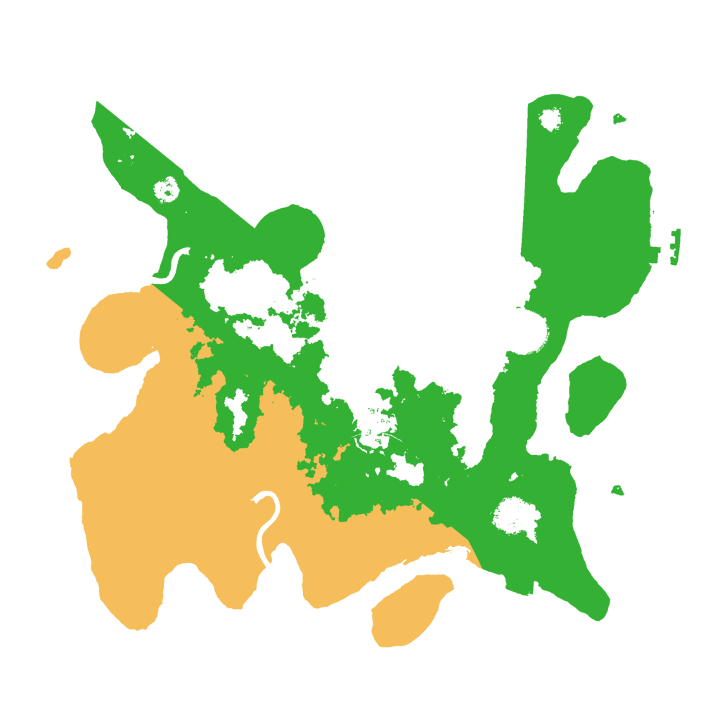 Biome Rust Map: Procedural Map, Size: 3000, Seed: 265652666