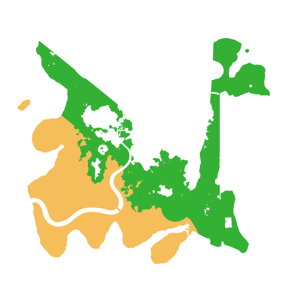 Biome Rust Map: Procedural Map, Size: 3000, Seed: 265652666