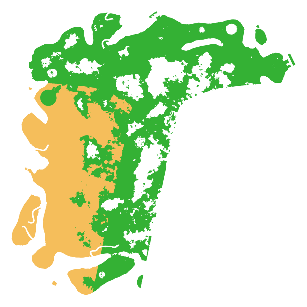 Biome Rust Map: Procedural Map, Size: 5000, Seed: 1859582849