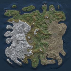 Thumbnail Rust Map: Procedural Map, Size: 4250, Seed: 226002079, 19 Monuments