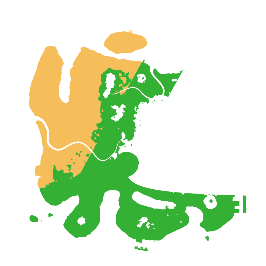 Biome Rust Map: Procedural Map, Size: 3000, Seed: 10935