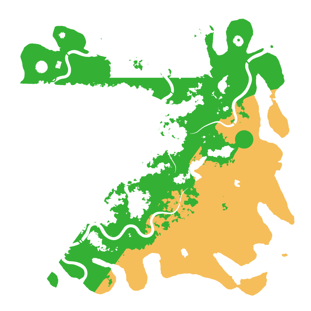 Biome Rust Map: Procedural Map, Size: 4500, Seed: 587841734