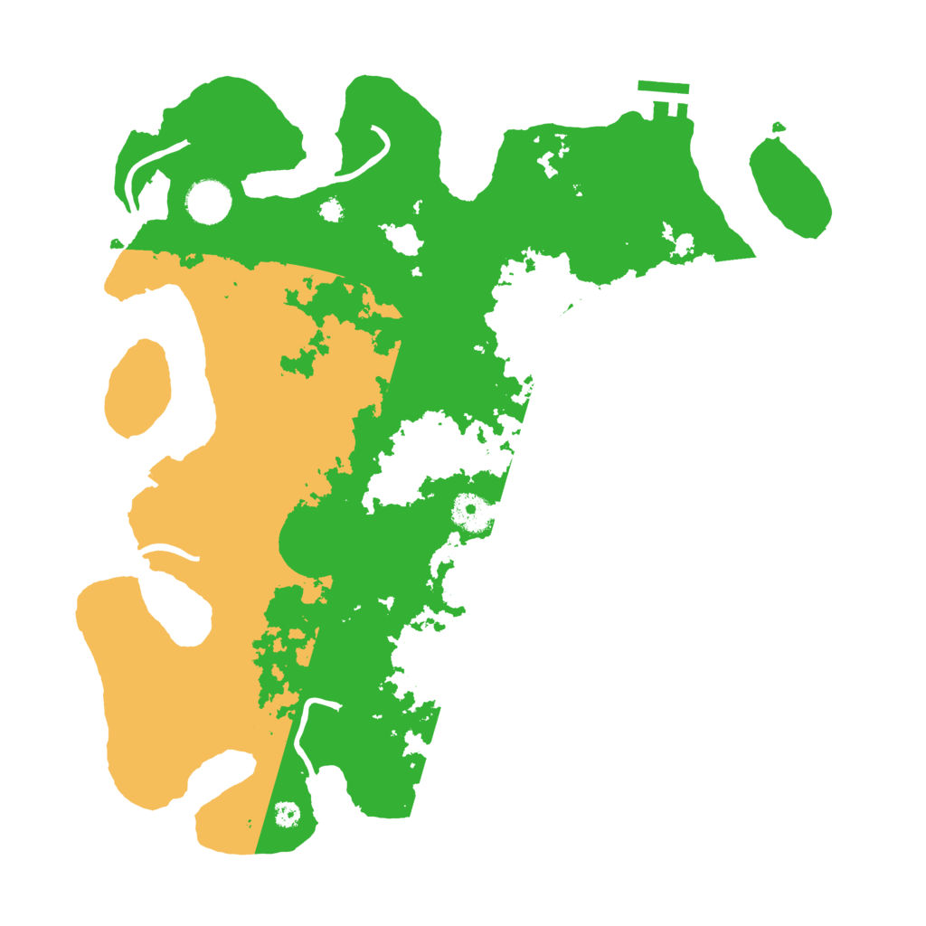 Biome Rust Map: Procedural Map, Size: 3650, Seed: 65627138