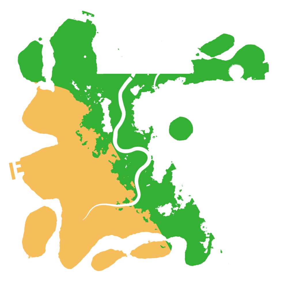 Biome Rust Map: Procedural Map, Size: 3500, Seed: 631654469