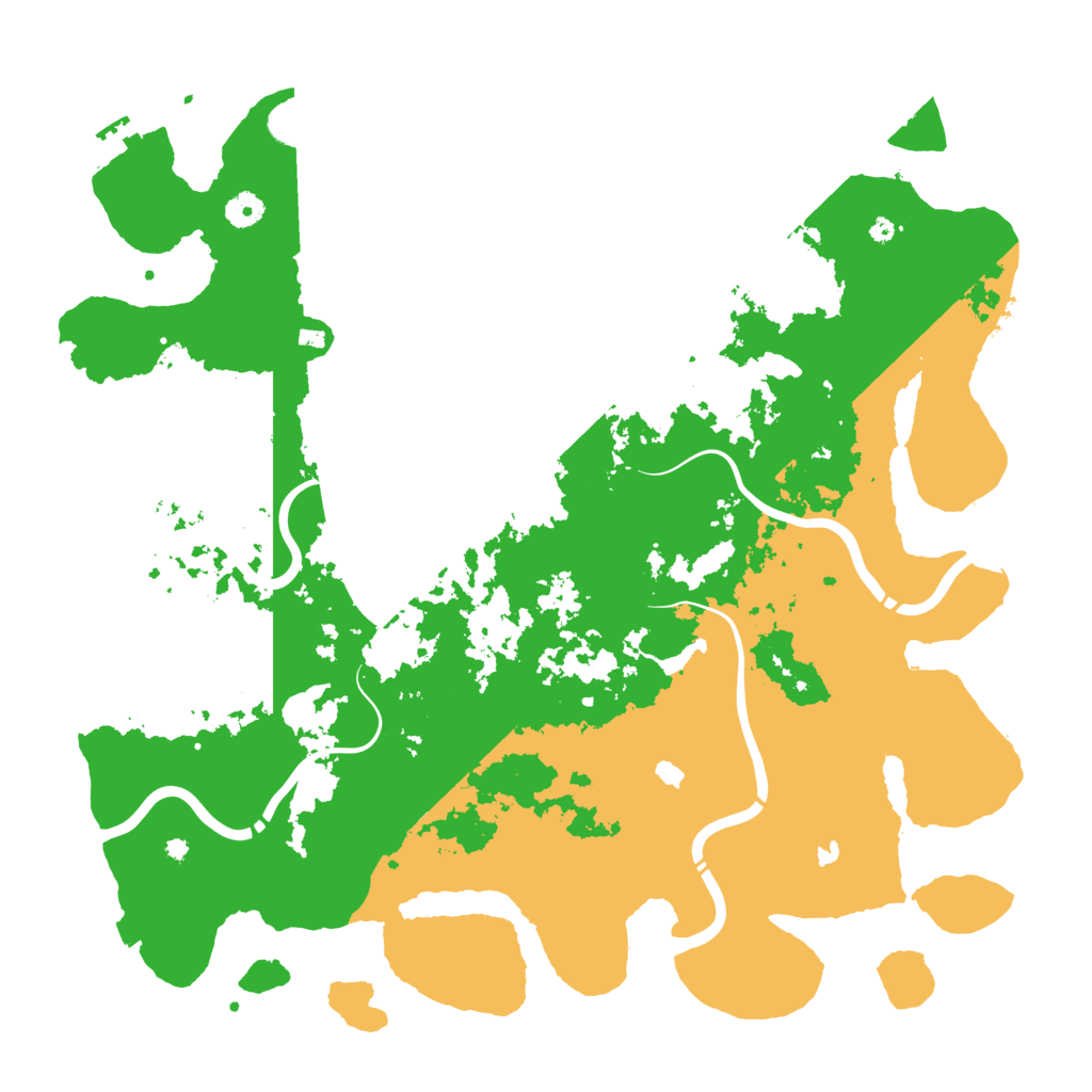 Biome Rust Map: Procedural Map, Size: 4500, Seed: 309813813