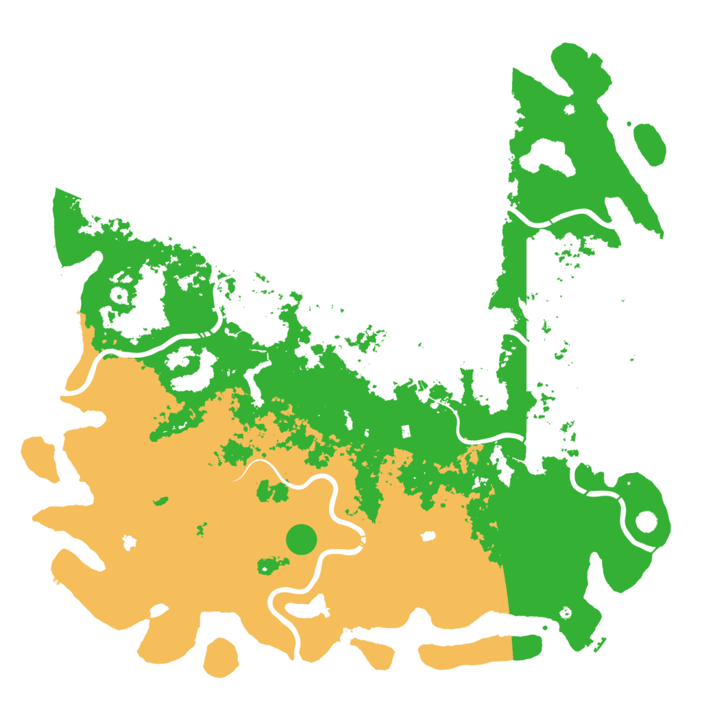 Biome Rust Map: Procedural Map, Size: 6000, Seed: 162455675