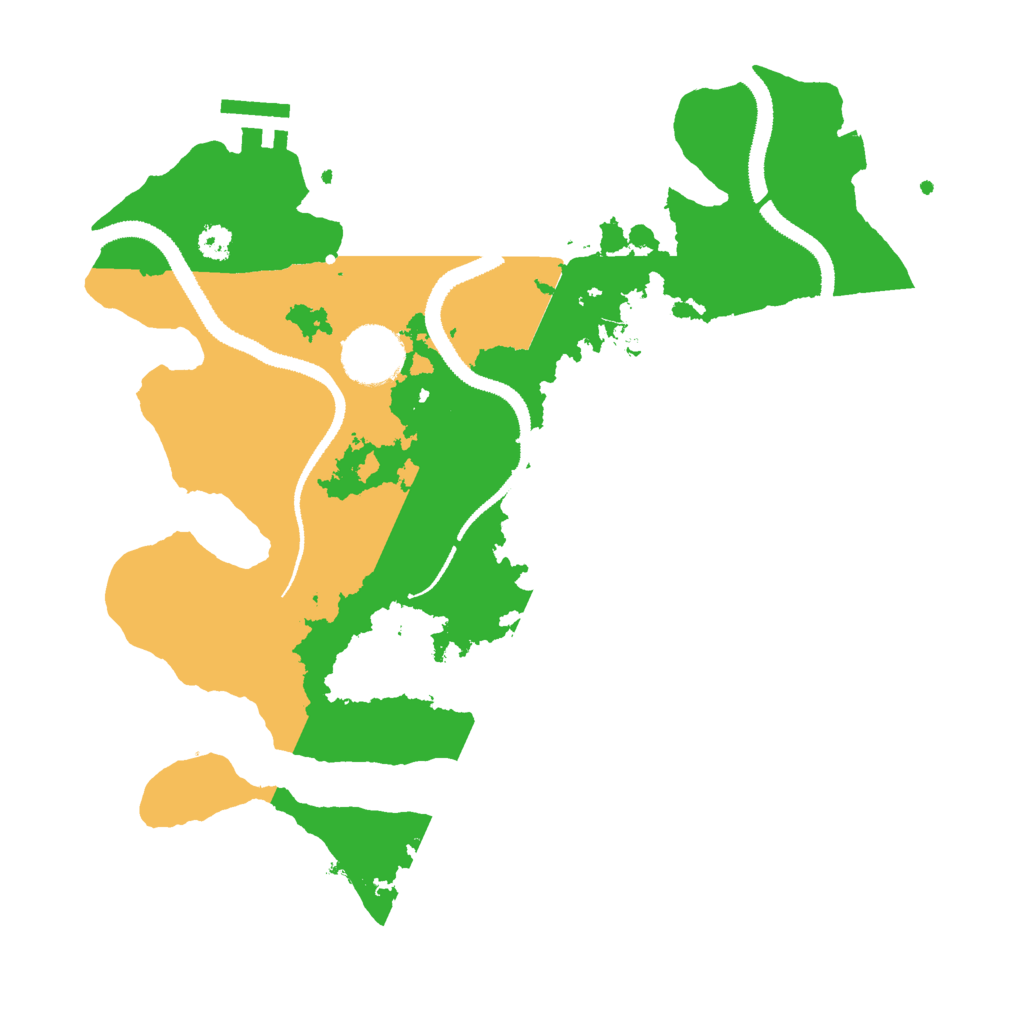 Biome Rust Map: Procedural Map, Size: 3000, Seed: 1880974720