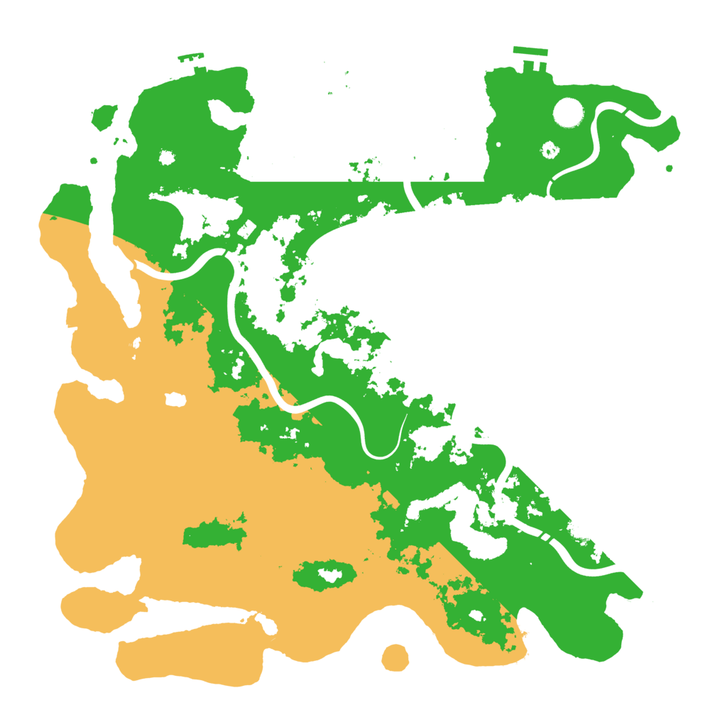 Biome Rust Map: Procedural Map, Size: 4250, Seed: 1161376202