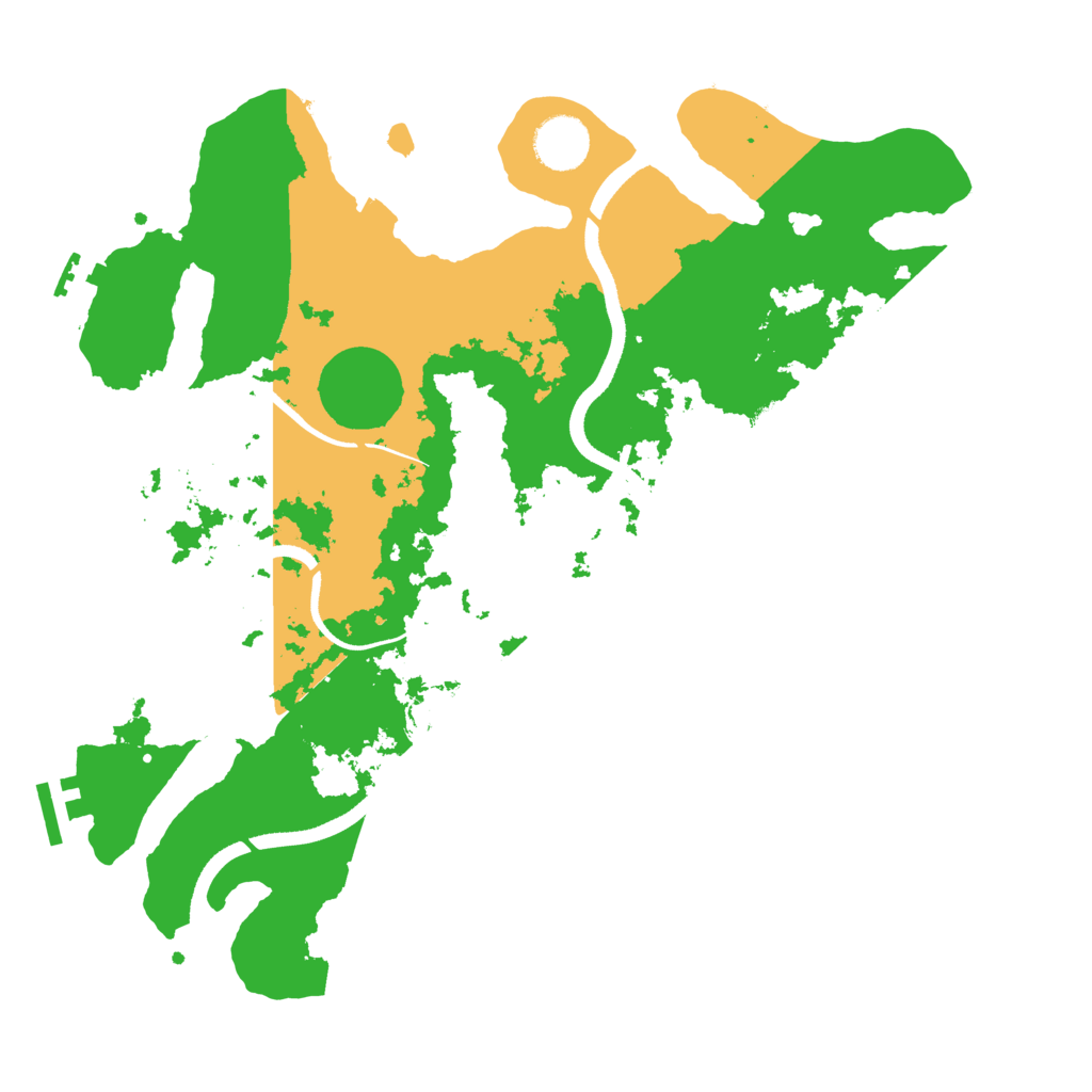 Biome Rust Map: Procedural Map, Size: 3500, Seed: 923845923