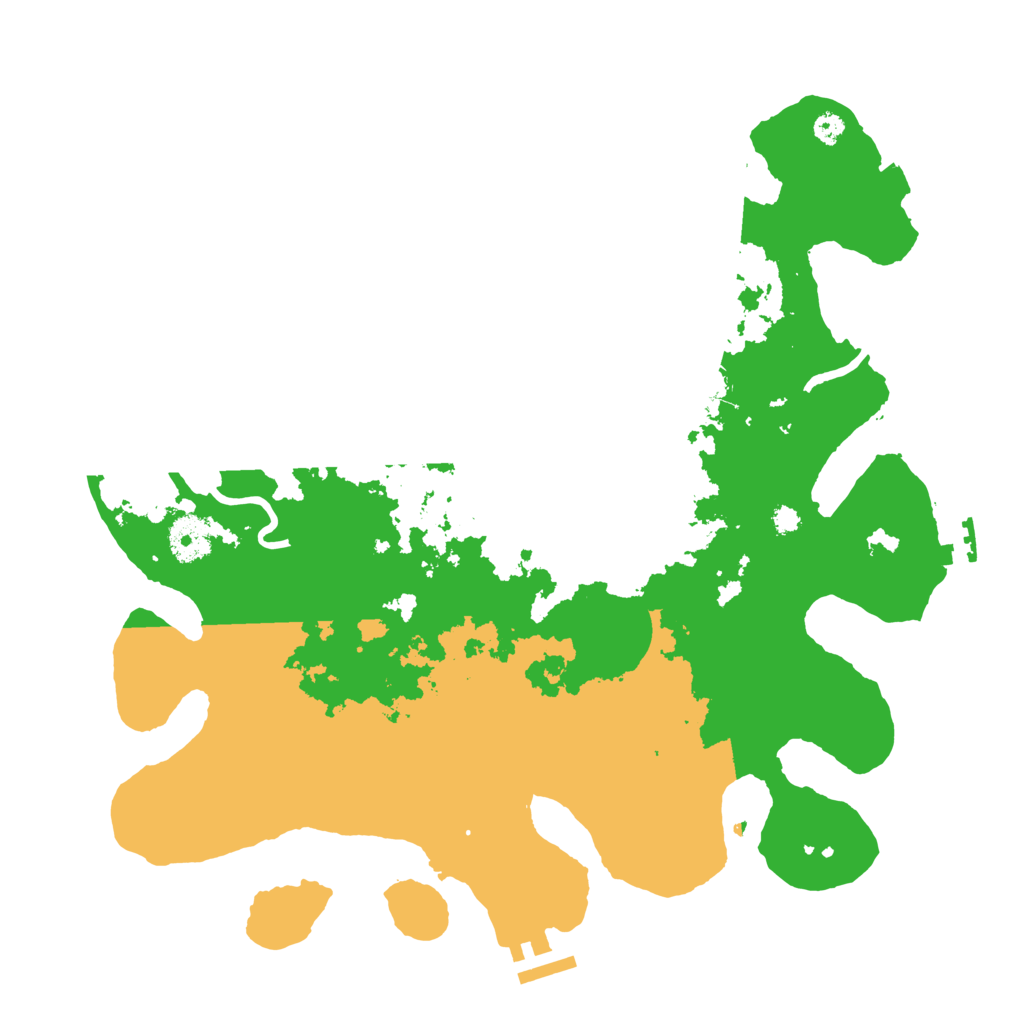 Biome Rust Map: Procedural Map, Size: 3500, Seed: 1677662041