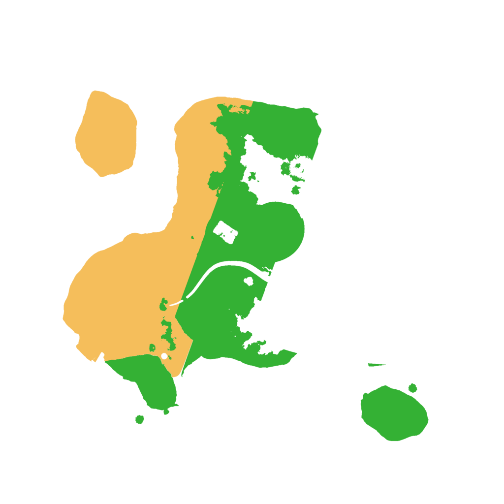 Biome Rust Map: Procedural Map, Size: 2350, Seed: 989014