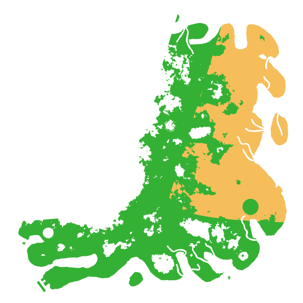 Biome Rust Map: Procedural Map, Size: 5000, Seed: 4571005