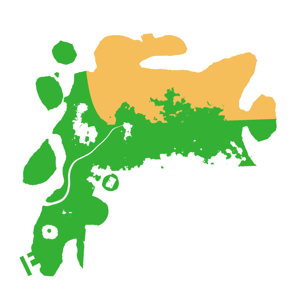 Biome Rust Map: Procedural Map, Size: 3000, Seed: 1652602878