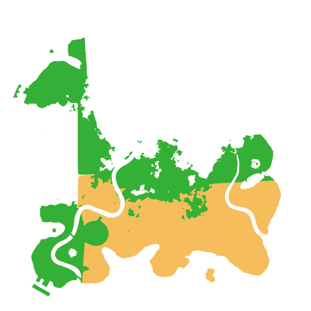 Biome Rust Map: Procedural Map, Size: 3300, Seed: 865164508