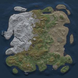 Thumbnail Rust Map: Procedural Map, Size: 4250, Seed: 280630450, 18 Monuments