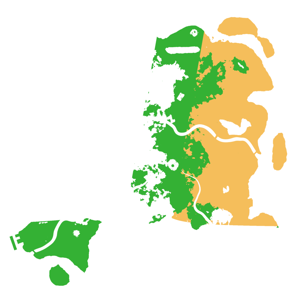 Biome Rust Map: Procedural Map, Size: 4250, Seed: 280630450