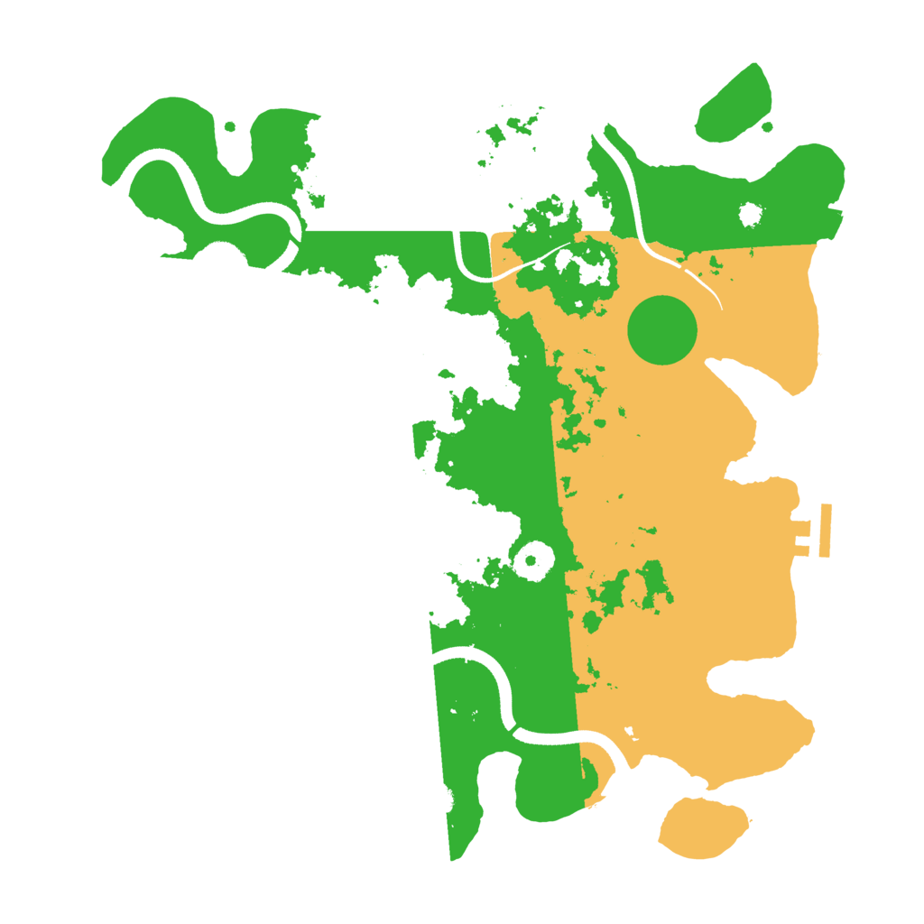 Biome Rust Map: Procedural Map, Size: 3500, Seed: 1603382146
