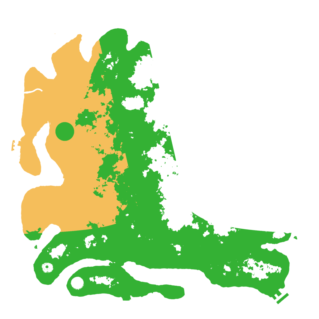 Biome Rust Map: Procedural Map, Size: 4500, Seed: 7292024