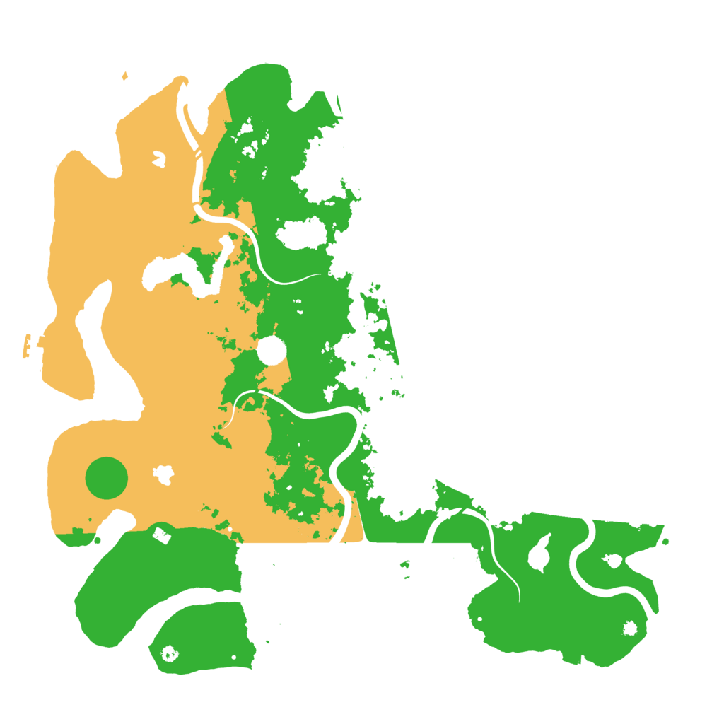 Biome Rust Map: Procedural Map, Size: 4500, Seed: 7292024