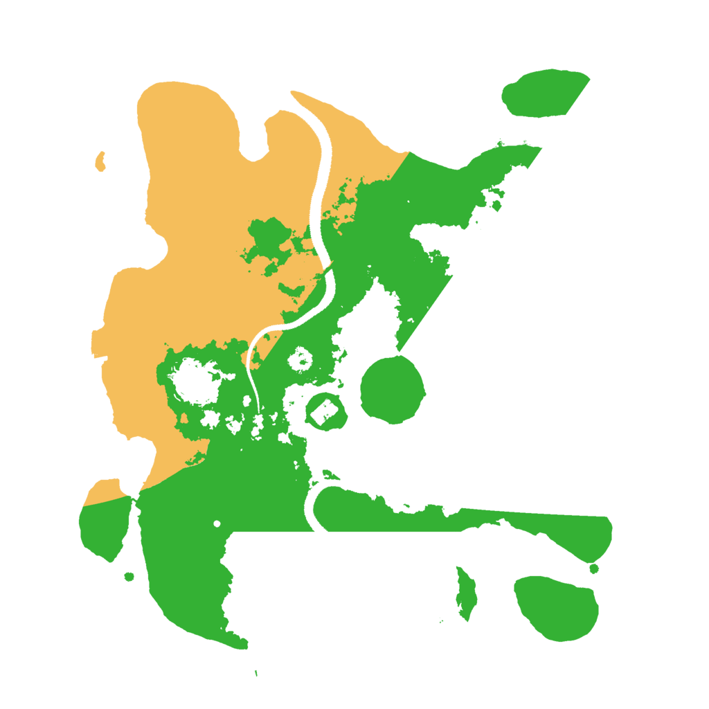 Biome Rust Map: Procedural Map, Size: 3000, Seed: 1105793493