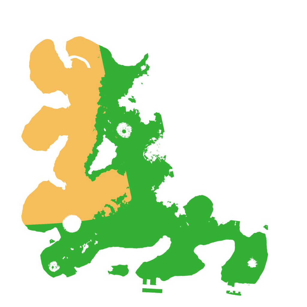 Biome Rust Map: Procedural Map, Size: 3100, Seed: 23936288