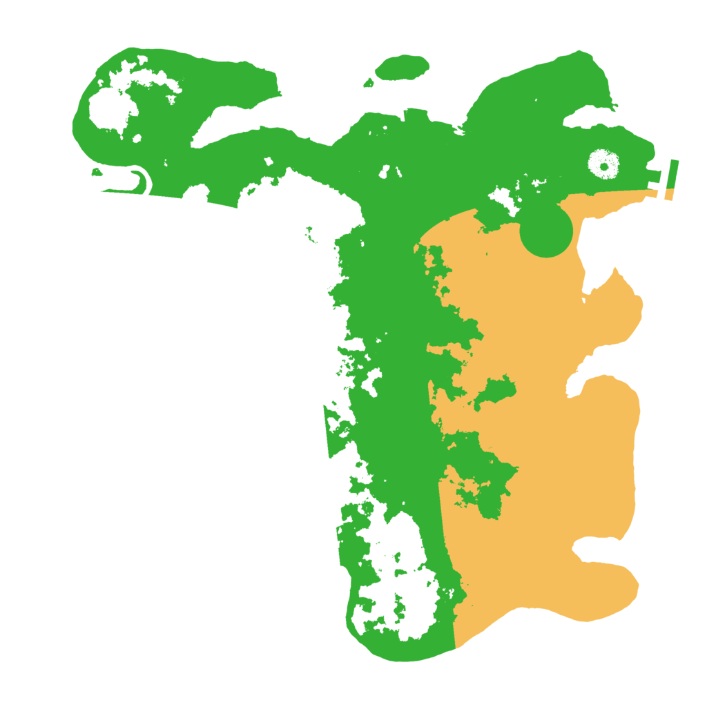 Biome Rust Map: Procedural Map, Size: 3500, Seed: 2018795643