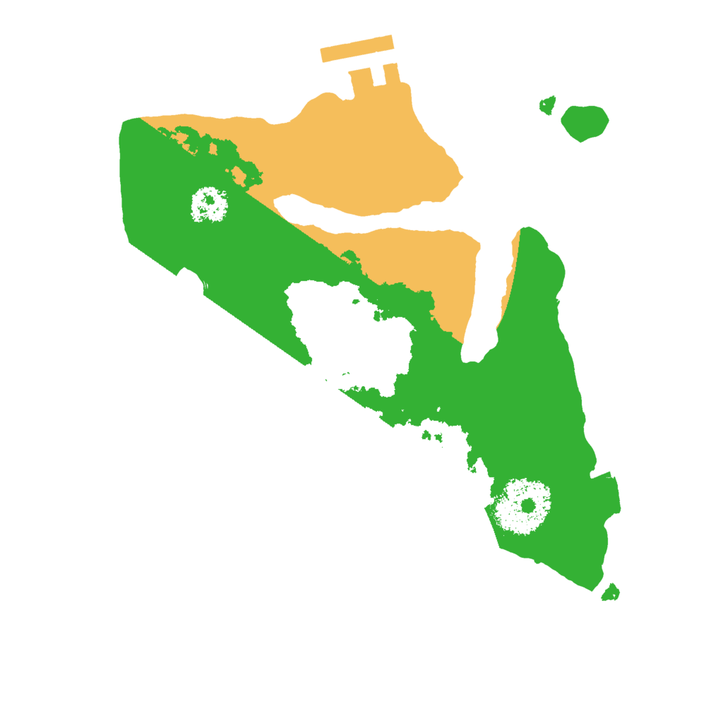 Biome Rust Map: Procedural Map, Size: 2000, Seed: 2056671957