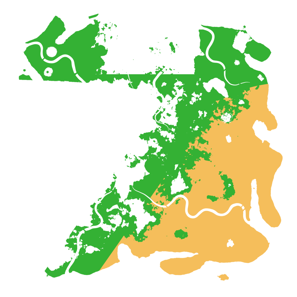 Biome Rust Map: Procedural Map, Size: 5000, Seed: 1052322907