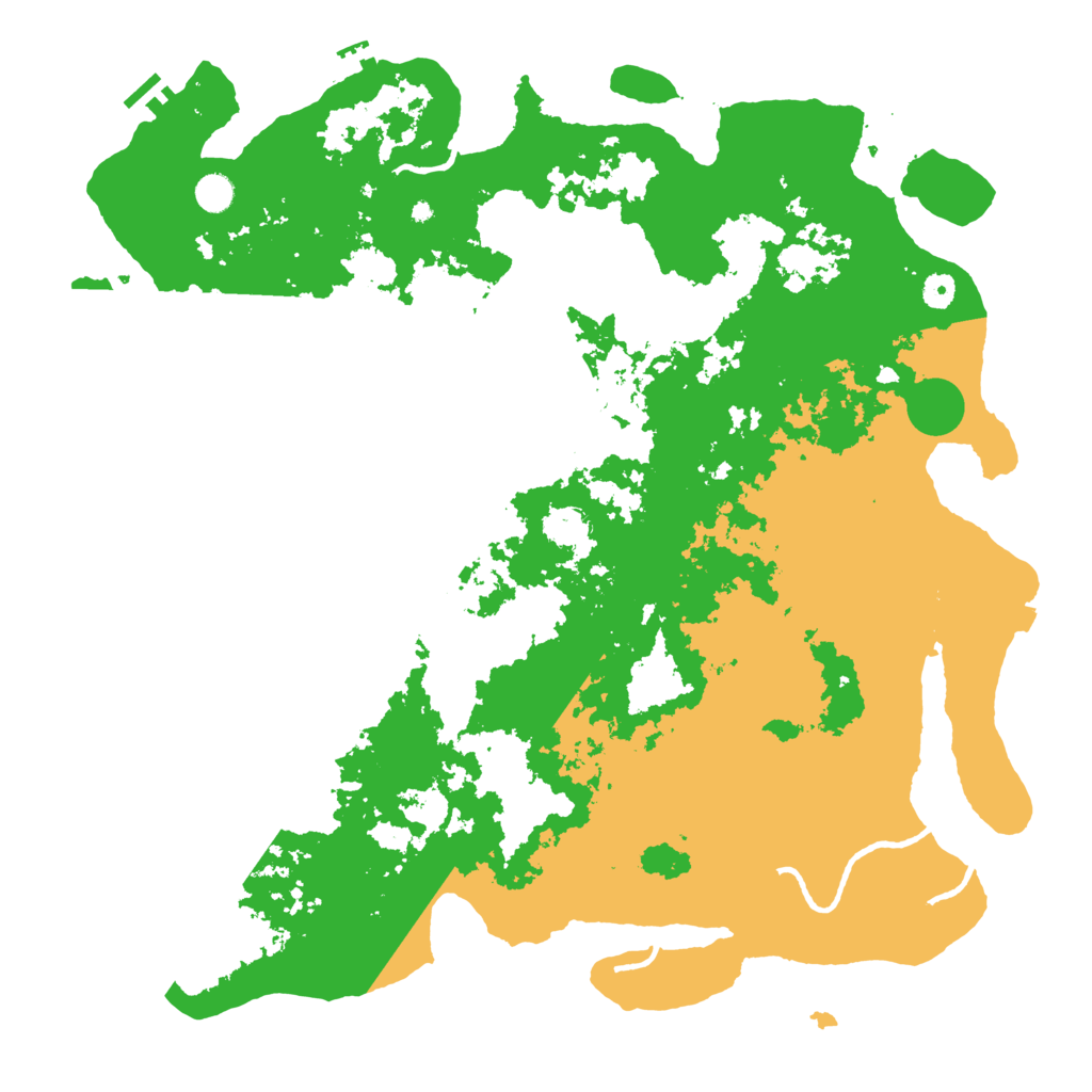 Biome Rust Map: Procedural Map, Size: 5000, Seed: 1052322907