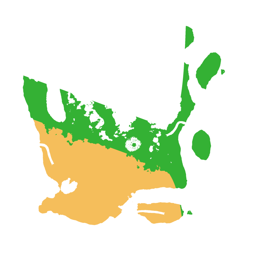 Biome Rust Map: Procedural Map, Size: 2600, Seed: 8082